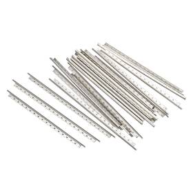 Peroup 601968236106 19pcs 19 Fret 2mm Classical Guitar Wire Fretboard Silver