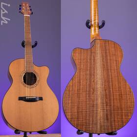Prs 825362199786 Private Stock Acoustic Angelus Cutaway Cedar Top Walnut Back/side