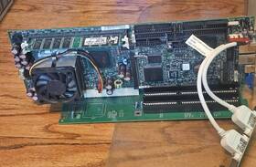 97-9530-40 Radisys Epc2x25 Sbc Single Board With Cpu Memory And 5 Slot Ibm Backplane
