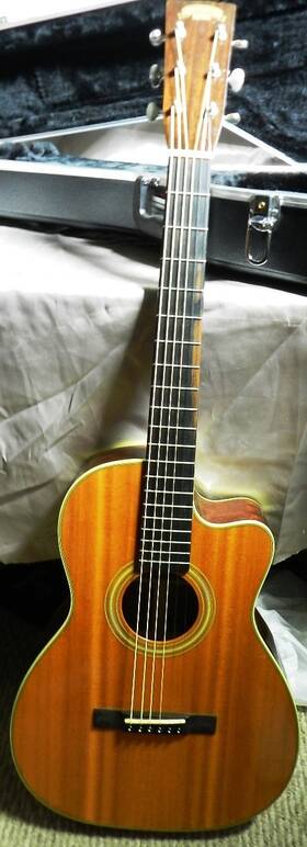 Recording King Rd2-626 A-style Schoenberg Model Rp2-626 Acoustic Guitar With Gator Case