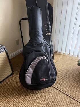 Rd26sn Recording King Acoustic Guitar And Gig Bag