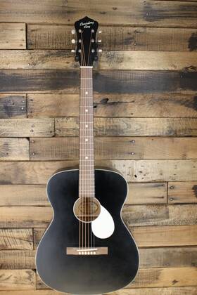 Ros-7-bk Recording King Damaged Tuner - Ooo Body Acoustic Guitar Black #r9632