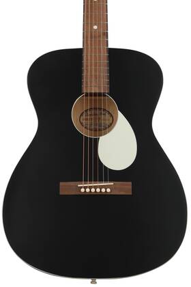 Ros-7-obk Recording King Dirty 30s Series 7 000 Acoustic Guitar - Outlaw Black