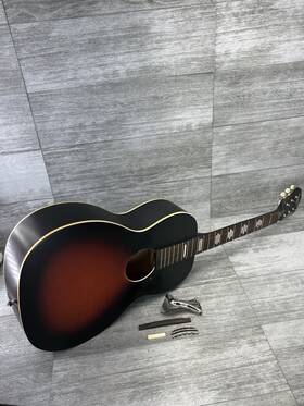 Recording King Rph-07 Dirty 30s Harmonella Single Parlor Acoustic Guitar