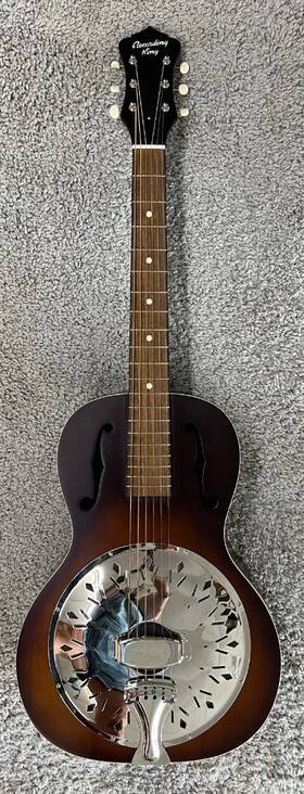 Rph-r1-brb Recording King Dirty 30s Resonator Style Body Guitar Brown - B-stk