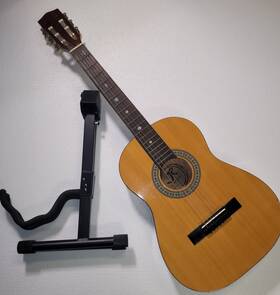 J.r.15n Reynolds Jr15m J. Classical Acoustic Guitar With Stand And Digital Flash Tuner