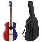 Roa-9-rwb Recording King Bakersfield Limited Guitar Red White Blue 840246041098