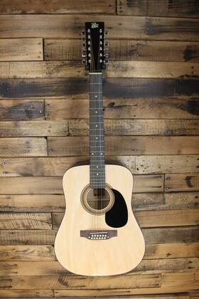 Rogue Ra090d-12na Crack Bridge - 12 String Acoustic Guitar #r1459