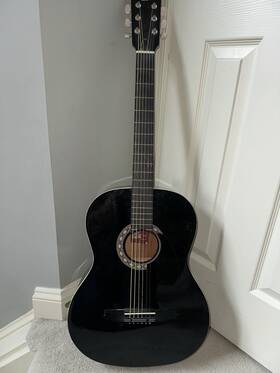 So069ra110dbk Rogue So 069 Rag B Acoustic Guitar - Black