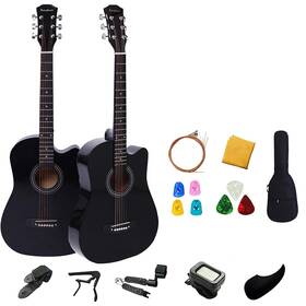 Agt16-38 Rosefinch 38-inch Acoustic Guitar Starter Set For Adults And Teens With Accessories