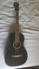 Rph-03-bk Recording King Solid Top Single Shape Acoustic Guitar Black