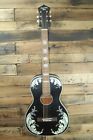 Rps-7l-mbk Recording King Single Acoustic Guitar Damaged