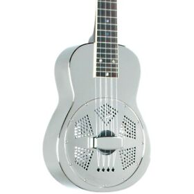 Ru998ru998m Ru-998 Metal Body Resonator Ukulele Nickel-plated