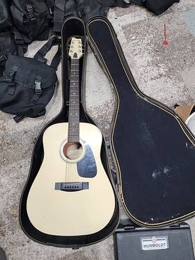 115de-wh Samick Acoustic Guitar Sw