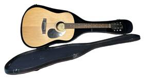 Lw-213 Samick Vintage Acoustic Guitar With Case