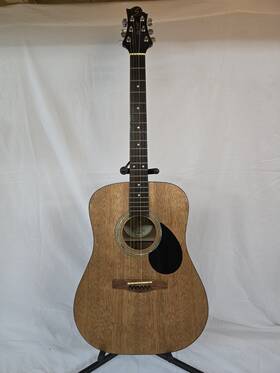 S120628528 Samick Greg Bennett D-1sn Satin Natural Acoustic Guitar With Case