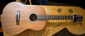St9-1sn Samick Acoustic Guitar 3/4 Size Traveler Great Condition Prosetup Case
