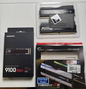 9100 Samsung Ddr5 Brand New Pro 4tb And Pre-owned Tested 2x32 Gskill Tridentz