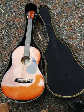 K555 Santa Rosa Acoustic Folk Guitar Company Black Dreadnaught Inch The Model