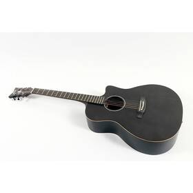 Schecter Guitar Research 197881261764 Deluxe Acoustic See-thru Black Ob