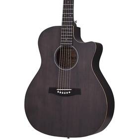 Schecter Guitar Research 197881464967 Deluxe Acoustic See-thru Black Rf