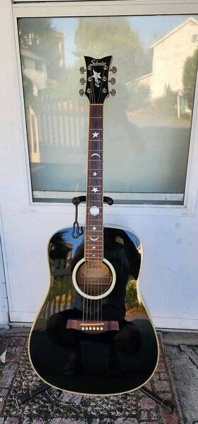 Schecter Rs-1000robert Original Run Smith Acoustic Guitar The Cure