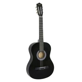 Photoled-y01-1208-2 Segawe 38 Inch Acoustic Guitar Full Size Black With Picks And Starter Accessories