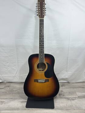 Sj-26 Segovia Acoustic Guitar Twelve String W Hard Case