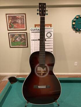 00m-1s-sb Sigma Guitar Guitars Sunburst 00- Body Style Custom New /
