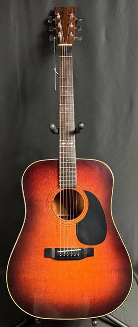 Dm-4s Sigma 1980s Dreadnought Acoustic Guitar Vintage Sunburst With Case