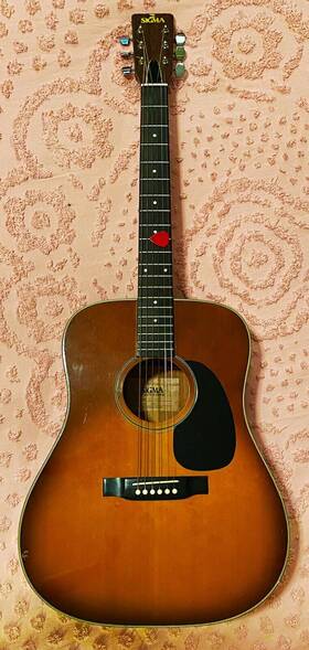Dm-5s Sigma 1975-78 Japanese Martin Sunburst - 380