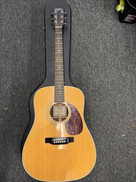 Sigma Dr28 Vintage Dr-28 Dreadnought Acoustic Guitar Hard Case And Picks Included