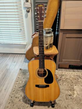S81938 Sigma Guitars Dm5 Dreadnought Acoustic Guitar Natural 6-string Spruce Mahogany