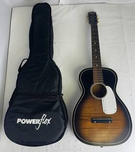 87643 Silvertone Vintage By Harmony Acoustic Parlor 6 String Guitar 604 H604