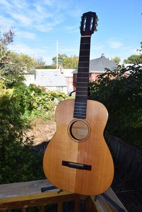 H657 Silvertone 1961 Classical Guitar - Made In Usa Parts Or Repair