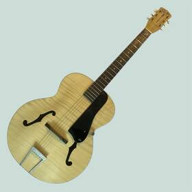 H702 Silvertone Archtop Acoustic Guitar 1957 Model Rare Find