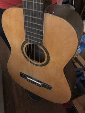 L3070 Silvertone Classic Vintage Acoustic Guitar With Steel Strings