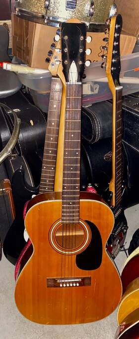 Silvertone S1217 000/om Style Acoustic Guitar Made In Usa