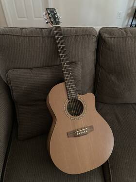 Simon & Patrick 29150f And Luthier Handmade Acoustic Guitar