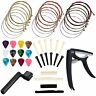 Sns-192-b07n1sh5pl Anvin Acoustic Guitar Accessories Kit Strings Replacement Changing 608119044153