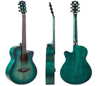 Soldin 40 Inch Acoustic Guitar Premium Solid Spruce Top Cutaway