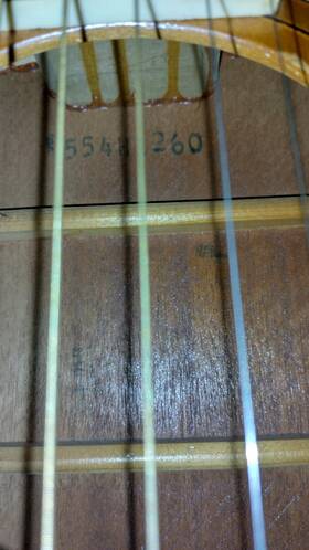 554h1260 Sovereign H1260 Harmony Acoustic Guitar F-71 Fs