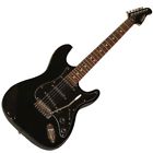 St-es-bkb Sawtooth Es Series Black Electric Guitar With Pickguard