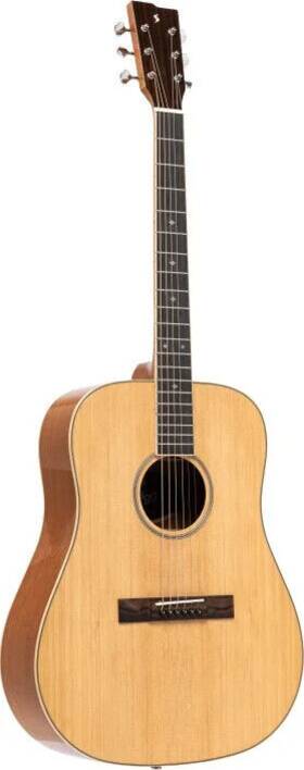 Sa45 Stagg 882030273377 Dreadnought Acoustic Guitar With Spruce Top Series 45