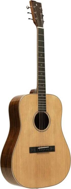 Sa45 Stagg 882030273421 Dreadnought Acoustic Guitar With Spruce Top Series 45