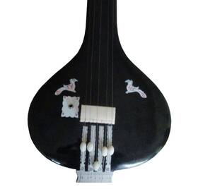 Superbrass.com 75948534 5-string Gents / Male T Safari Portable Tambura Tanpura. Cedar Bone Fittings