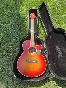 T O Jasmin Ts-98c-fm Guitar Jasmine 1994-1998 Red