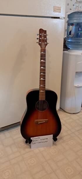 Df21sb Tacoma Df215b Sunburst Dreadnought Acoustic Guitar With Hard Case