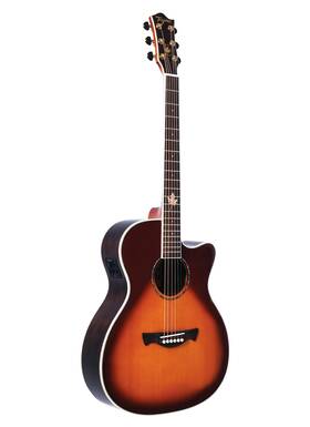 Tagima 810006054552 Montreal Eq-cb Acoustic Guitar - Cherry Burst