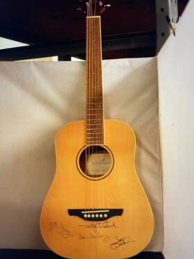 8331725 Takamine Takamini Acoustic Guitar W 4 Eagles Signatures Psa Certified 53795
